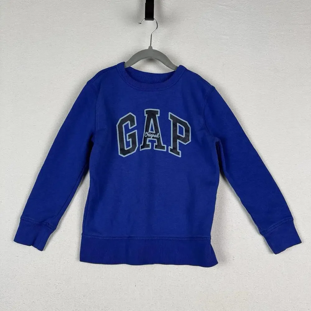 Gap Kids Blue Size S 6-7 Sweatshirt With logo Spellout